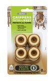 Slipstick CB320 Non Skid Furniture Feet Floor Protectors with Rubber Grip (Set of 8 Grippers) 1-1/4 Inch Round - Caramel