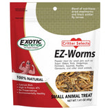 EZ-Worms (1.41 oz.) - Blend of Dried Mealworms & Black Soldier Fly Larvae (BSFL) - Healthy Insect Treat - Chickens, Bluebirds, S