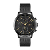 Lacoste Replay Multifunction Black Round Dial Men'S Watch - 2011194
