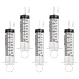 100ml Large Syringe, Plastic Syringes for Liquid with Tip Adapter, Epoxy Syringe for Scientific Labs, Oil Transfer, Plant Wateri