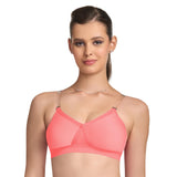 TRYLO Womens Bra, coral red, 40F