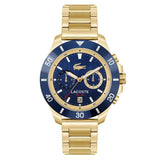 Lacoste Toronga Qtz Multifunction Navy Round Dial Men'S Watch|Stainless Steel Material|Multi Color Band - 2011343