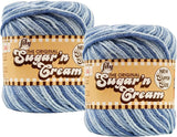 SugarN Cream Yarn Ombres Super SizeFaded Denim