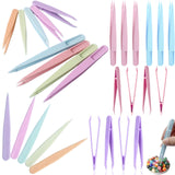 Artonezt Plastic Beads Tweezer Big And Small For Puzzle Bead Model Building Kits Children Diy Toys Art Crafts Accessories Tools,
