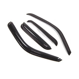 TuningPros Outside Mount Window Vent Visors Rain Guards Compatible with GMC Sierra 1500 Extended 1999-2006 | Side Window Wind De