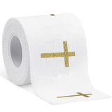 Geiserailie Christian Athletic Tape with Cross 2IN X 23FT Religious Cotton Sport Tape Wrist Ankle Tape for Sports Tennis Gymnast