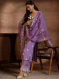Libas Women'S Silk Blend Kurta Set (278270R Mauve M
