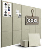 WALLHERO Corkboards for Wall, 59x36 | 15 Pack | Cork Board Squares, Pin Up Board, Office Board for Wall, Big Bulletin Board, Cor
