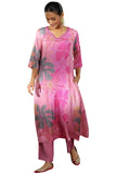Libas Womens Printed Silk Blend Co-Ord Set For Women