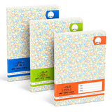 TBGT A4 Register Notebook Pack of 3, Single Line Exercise Book