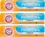 Arm & Hammer PeroxiCare Healthy Gums Toothpaste, Baking Soda & Peroxide, Fresh Mint, 6 Ounce (Pack of 3)