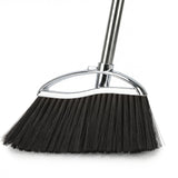 GLOYY Indoor Soft Bristles Sweeping Broom,Long Handle Kitchen Angle Broom for Floor Cleaning Home Office Hardwood