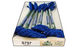 DMC 1008FS797 Shiny Radiant Satin Floss, Royal Blue, 8.7Yard
