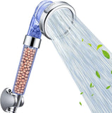Nosame Shower Head Filter High Pressure Water Saving Adjustable 3 Spray Settings Handheld Powerful Filtered Showerheads for Soft
