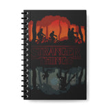 zenithink Stranger Things Series Wiro Journal Notebook | 80 gsm Paper With 350GSM Hard Cover | Single Ruled | Pages 160 | A5 S
