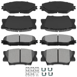 AUTOMUTO 8PCS Front & Rear Ceramic Disc Brake Pads Set D1212 D1211 For Pontiac Vibe 2009-2010,For Toyota Matrix 2009-2013,For To