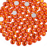 beadsland 1440 Piece Flat Back Crystal Rhinestones Round Gems,1.3mm6.5mm, Orange(SS16(3.84.0mm))