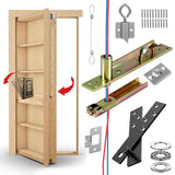 Suemisi Door Pivot Hinges,Concealed and Hidden Hinges with Capable of Passing Wire for Hidden Door Bookcase and Secret Door,Murp