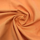 Solid Orange Fabric 3.5oz for Fall Themed Craft DIY and Sewing Harvest Thanksgiving Hollaween Pumpkin Decors Cotton Width 57 Inc