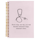 BearCake Pink Nursing Student Future Nurse Doctor Medical Graduation Student Gifts,Nurse Stethoscope Medical Doctor Notebook Jou