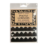 Books By Hand BBHM215PS SelfAdhesive Photo Corners, AcidFree, Archival Quality. 0.5 Inch. Pack of 252. Black.