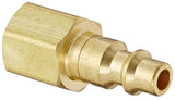 Eaton Hansen 11B Brass 1000/400/500 Series, Industrial Interchange, Coupler Plug, 1/4 Body Size x 1/4 NPT Female
