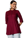 Libas Women'S Straight Tunics (58227_Wine