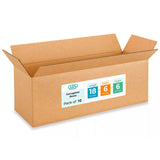 IDL Packaging - B-1866-10 Long Corrugated Shipping Boxes 18L x 6 W x 6H (Pack of 10) - Excellent Choice of Strong Packing Boxe