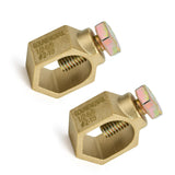 Copper Ground Rod Clamp, Great for 1/2”- 5/8’’ Grounding Rods (2, CP58 (1/2-5/8))