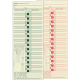 Tops 1275 Time Card For Lathem, Bi-Weekly, Two-Sided, 3 1/2 X 9 (Box Of 500)