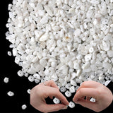 XIANNVXI Moonstone Beads, Natural Chip Stone Beads 400Pcs Crystal Bead 5-8mm Irregular Healing Crystal Loose Rocks for DIY Jewel