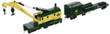 Bachmann Trains 250Ton Steam Crane & Boom Tender READING HO Scale