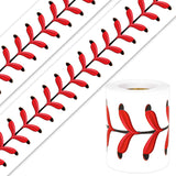Whaline 32.8ft Baseball Bulletin Board Borders Sport Theme Die-Cut Bulletin Board Baseball Patterned Rolled Trim Border for Spor