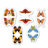 woopme Set of 5 Magnetic Swallowtail Butterfly Vector Bookmark for Book Lovers Readers Students Gift Magnetic Page Clips Folding