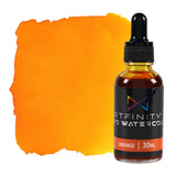 Artfinity Liquid Watercolor Paint 30 ml Bottle, Orange - Vibrant Dye-Based Liquid Watercolor w/Glass Pipette, Fast-Drying, Fine
