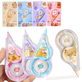 FunBlast Capybara Correction Tape Pack of 4 Pcs Correction Tape 36 Meter X 5 MM for Journal, Correction Pen, Stationery Items