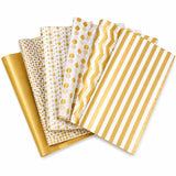 Offizon 120 Sheets of Gold Wrapping Tissue Paper, 13.5x20 Inches Gift Wrapping Paper, Carft Party Favor Decoration for Handicraf
