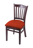 Holland Bar Stool Co. 3120 18 Chair with Dark Cherry Finish and Graph Poppy Seat