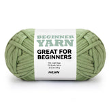 60g Light Sage Yarn for Crocheting and Knitting;66m (72yds) Cotton Yarn for Beginners with Easy-to-See Stitches;Worsted-Weight M