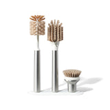 Curio Home Goods Ionic Brush Set, Silver