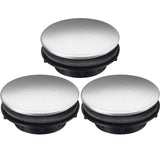 Sink Tap Hole Cover Kitchen Faucet Hole Cover Stainless Steel (3 Pieces,0.55 Inch in Height)