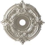 Ekena Millwork CMP22ATBCR Attica Thermoformed PVC Ceiling Medallion (Fits Canopies up to 7 3/4), 22OD x 3 1/2ID x 1P, Bright Coa