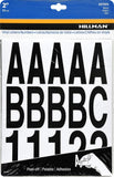 Hillman 847004 Black DieCut Letters/Numbers Kit, 2Inch