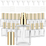 Lainballow 18Pcs Clear Perfume Spray Bottles,15ml Glass Perfume Atomizer,Empty Fine Mist Atomizer Sprayer, Portable Perfume Bott