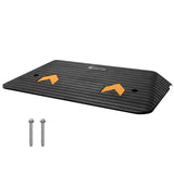VEVOR 3 Rise Rubber Threshold Ramp for Doorway,Door Ramp with Non-Slip Textured Surface,33069lbs Load Capacity, Rubber Curb Ramp