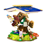 CoPlanaire Alice in Wonderland Building Blocks Toy Set with Lights, Decorative Home Accessories, Gift for Girls Boys and Adults,