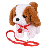 WorWoder Plush Saint Bernard Toy Puppy Electronic Interactive Pet Dog - Walking, Barking, Tail Wagging, Stretching Companion Ani