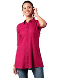 Libas Women'S Viscose Rayon A-Line Kurtis (58219_Maroon