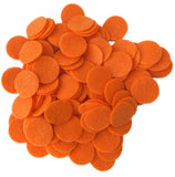 Playfully Ever After Orange Craft Felt Circles (2 Inch 44pc)