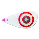 Universal Correction Tape, Mini Economy, NonRefillable, Clear/Red Applicator, 0.25 x 275, 10/Pack